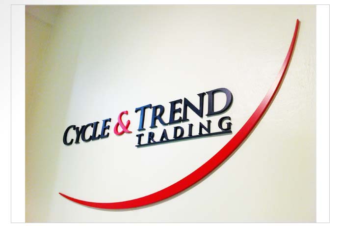 Cycle & Trend Trading Interior Signboard