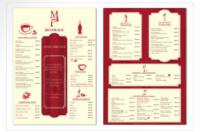 Marco Polo Menu Design 2