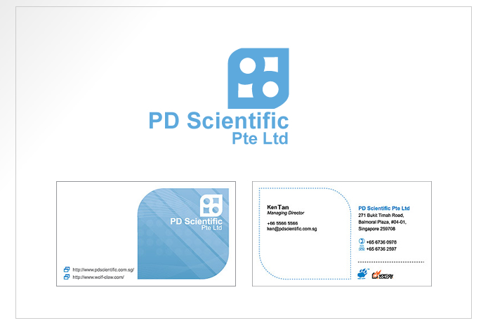 Wolf Claw Name Card Logo