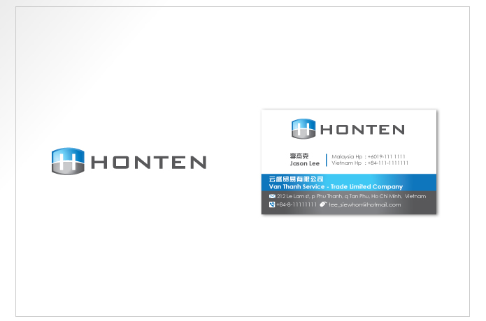Honten Logo and Name Card