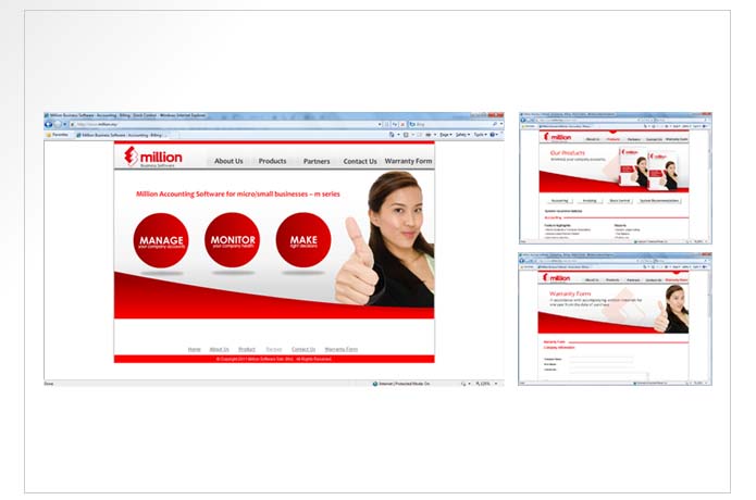 Million Business Software Website
